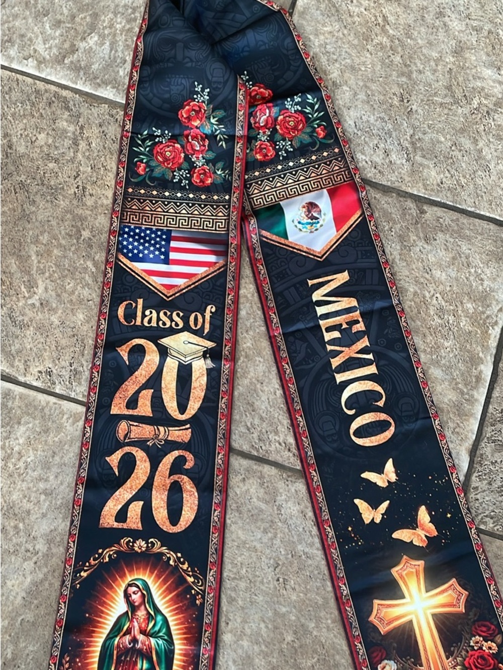 Mexico Class of 2026 Graduation Stole